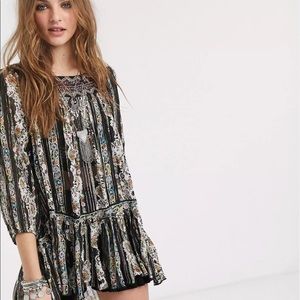 Dance Magic Sheer Boho Tunic Dress